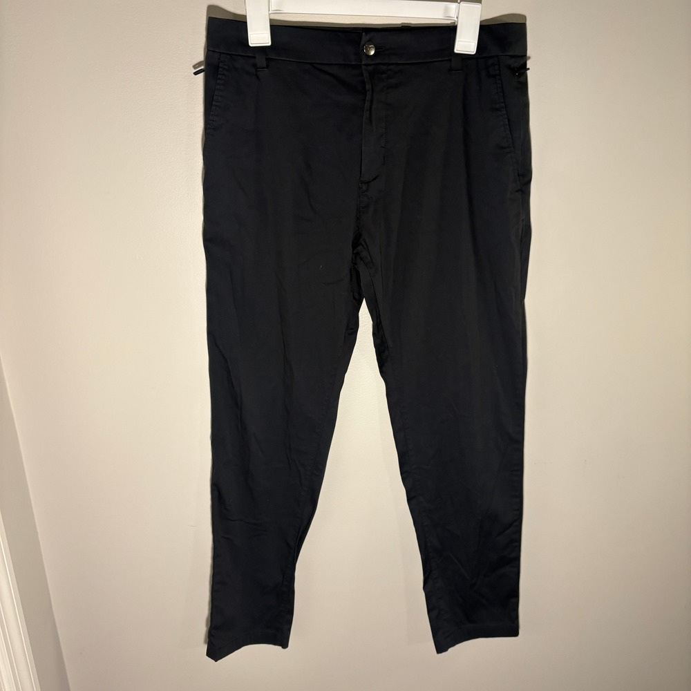 Birddogs Mens Navy Blue Performance Chino Pants 32x30 Straight Leg Stretch